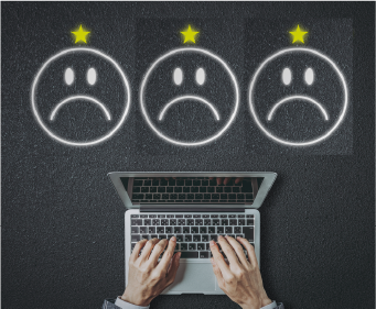 口コミが増えず、評価が伸びない